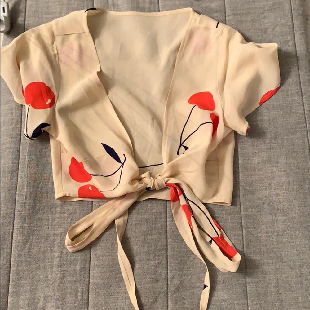 Beach riot wrap top